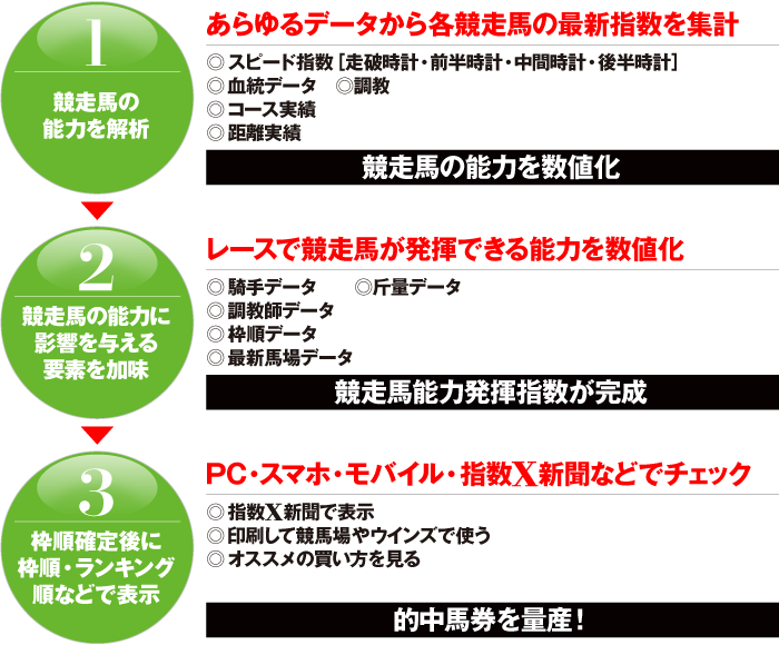 新指数X解析の流れ